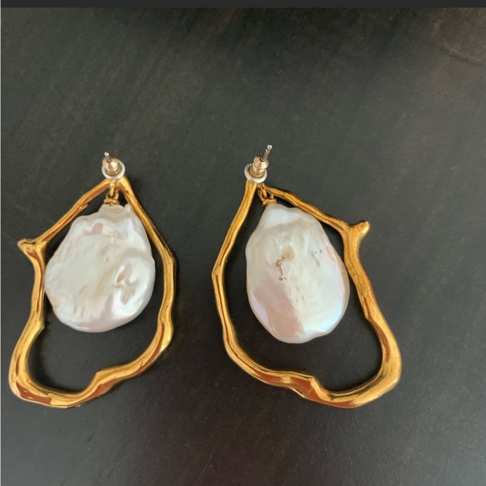 ****ISO****  lizzie fortunato natural formation earrings